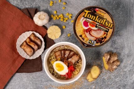 Nongshim Tonkotsu Kuromayu Bowl 101 g - ramen coreano