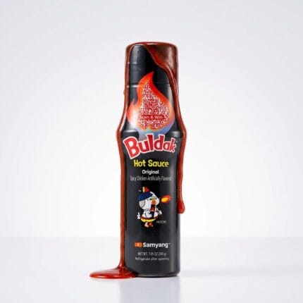 Salsa Samyang Buldak Original 200 g botella de salsa coreana picante para ramen y platos asiáticos