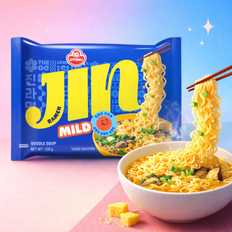 Ottogi Ramen Jin Mild 120 g - ramen coreano