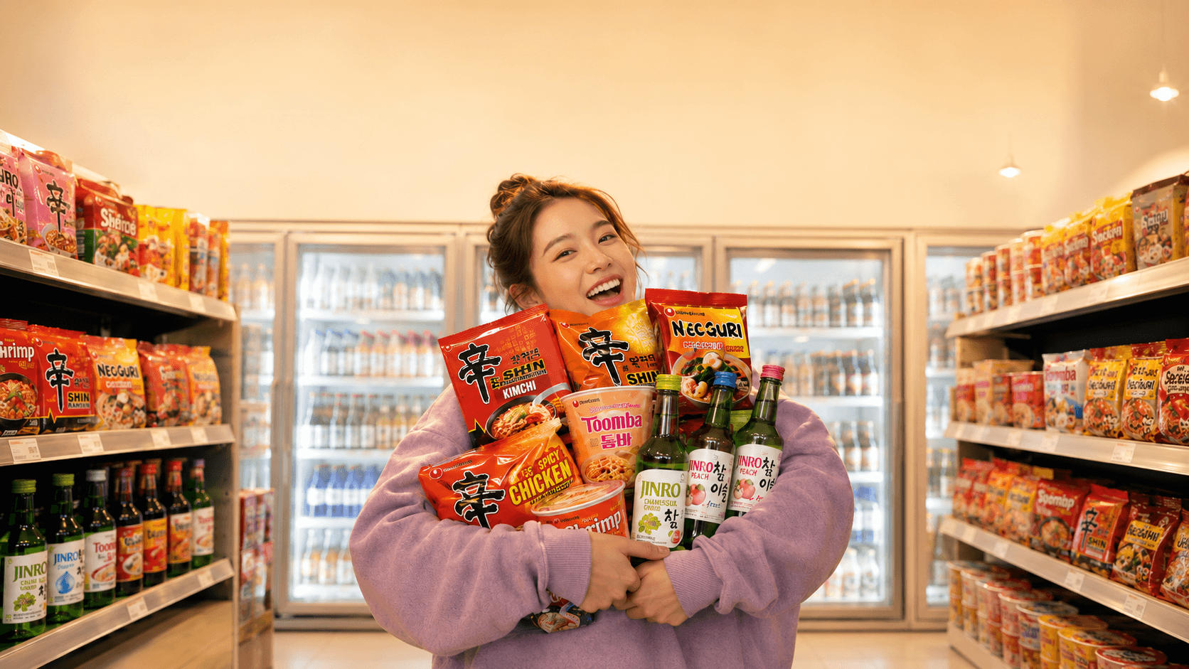 Selección de productos asiáticos de Asian Bites