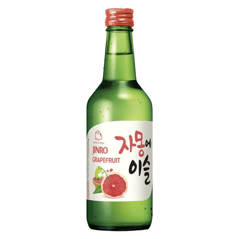 Jinro Soju Toronja 360 ml - bebida coreana