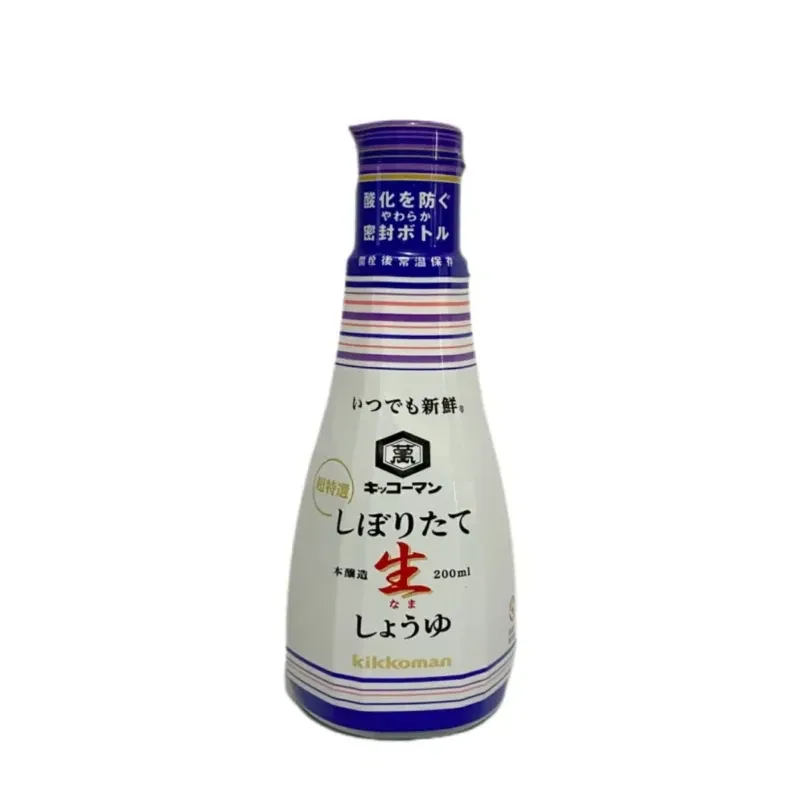 Kikkoman Nama Shoyu 200 ml - salsa de soya japonesa