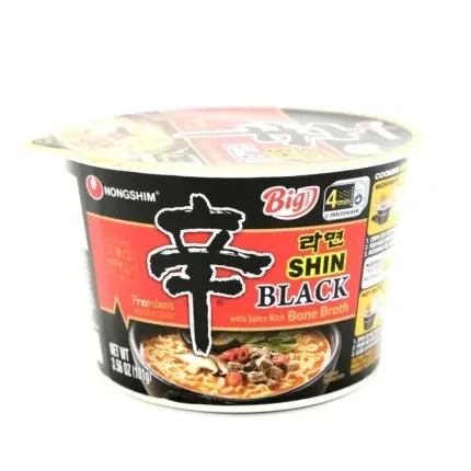 Nongshim Shin Ramyun Black Bowl 101 g - ramen coreano