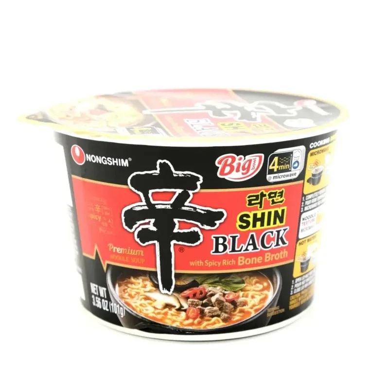 Nongshim Shin Ramyun Black Bowl 101 g - ramen coreano