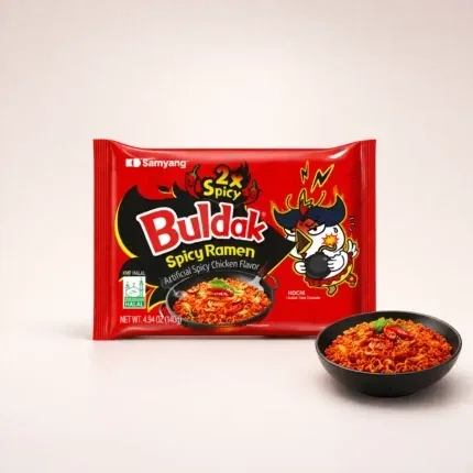 Samyang Buldak Spicy Ramen 2x 140 g - ramen coreano