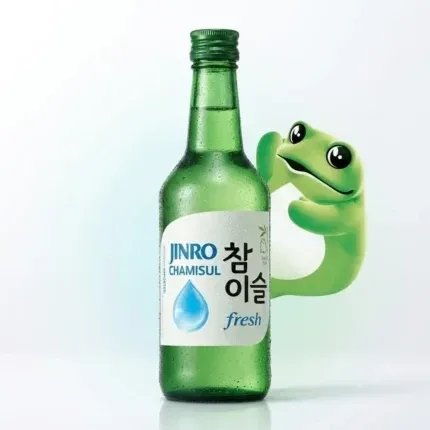 Jinro Soju Chamisul Fresh 360 ml - bebida coreana