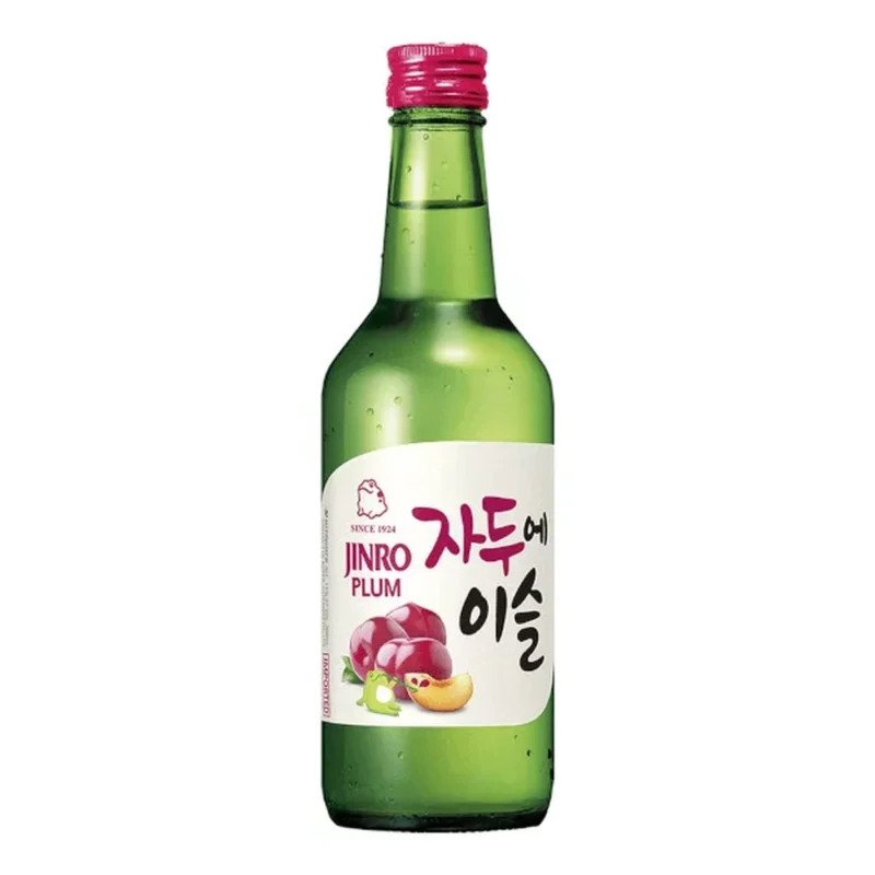Jinro Soju Ciruela 360 ml - bebida coreana