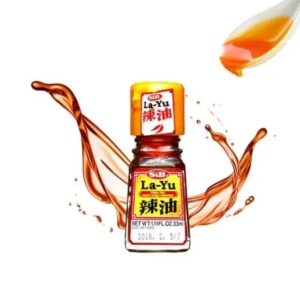 S&B La-Yu Aceite de Chile Japones 33 ml - chili oil para dumplings