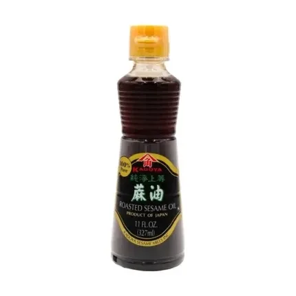 Kadoya Aceite de Sesamo 327 ml - condimento japones tostado