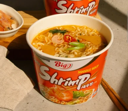 Nongshim Shrimp Big Bowl 115 g - ramen coreano