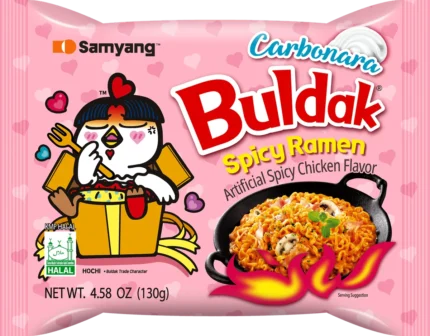 Samyang Buldak Carbonara 130 g - ramen coreano