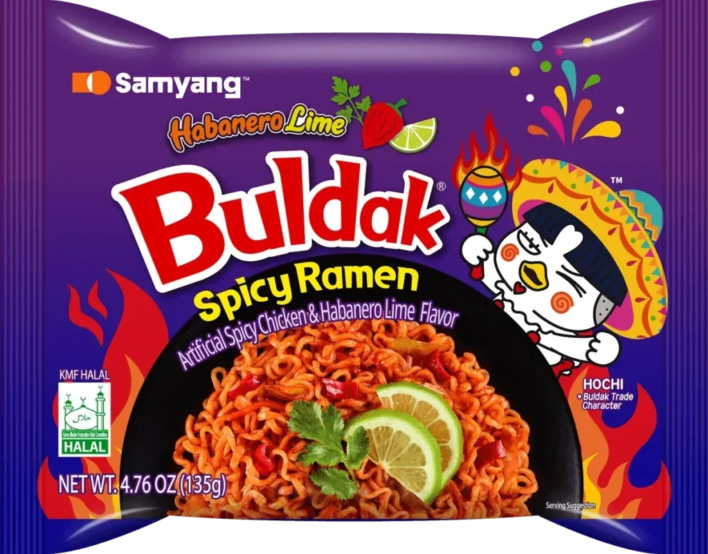 Samyang Buldak Habanero Lime - ramen coreano