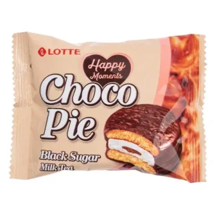 Orion Choco Pie Milk Tea Unidad - pastelito coreano