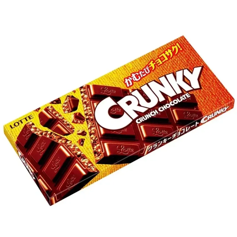Lotte Crunky Chocolate - dulce japonés