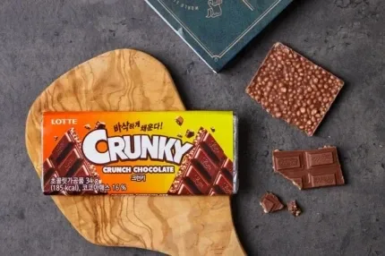 Lotte Crunky Chocolate - dulce japonés