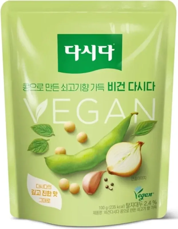CJ Dashida Caldo de Res Vegano 100 g - condimento coreano