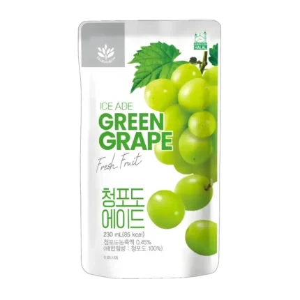 Bio Port Korea Ice Ade Green Grape - bebida coreana de uva verde