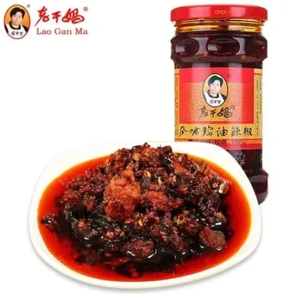 Lao Gan Ma Chile Crisp Wei Ji You Lajiao - condimento chino