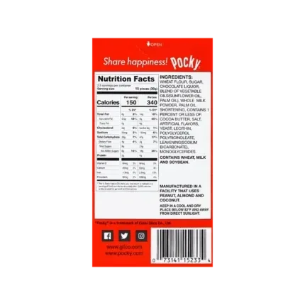 Glico Pocky Doble Choco - palitos japoneses de chocolate