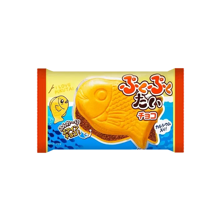 Meito Puku Puku Taiyaki Chocolate - dulce japonés