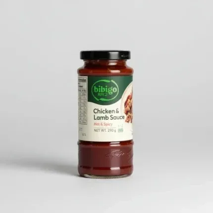 Bibigo Chicken & Lamb Sauce Hot & Spicy 490 g - salsa coreana
