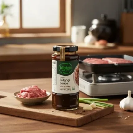 Bibigo Salsa Bulgogi Suave y Dulce - marinada coreana