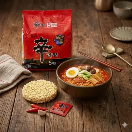 Nongshim Shin Ramyun Multipack 5 unidades - ramen coreano