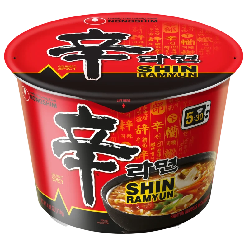 Nongshim Shin Ramyun Bowl - ramen coreano