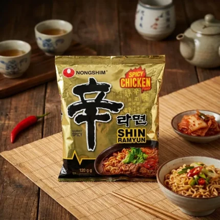 Nongshim Shin Ramyun Spicy Chicken 120g - ramen coreano