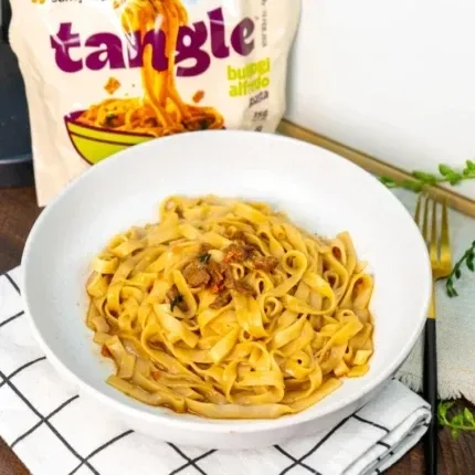 Samyang Tangle Alfredo Bulgogi - noodles coreanos cremosos