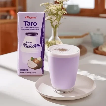 Binggrae Taro Milk - bebida coreana