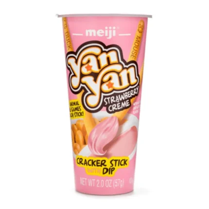 Meiji Yan Yan Strawberry - palitos con crema de fresa