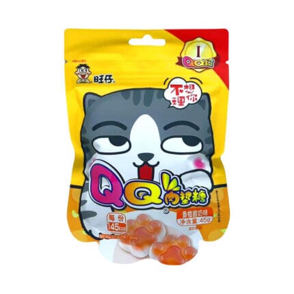Wangzai Cat Paw Gummy Orange Yogurt 45 g