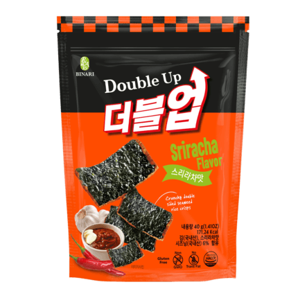 Binari Seaweed Rice Crisp Sriracha 40 g - snack de alga
