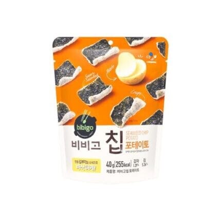 Bibigo Seaweed Chip Potato 40 g - snack de alga sabor papa
