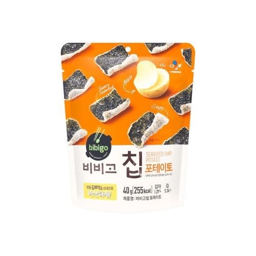Bibigo Seaweed Chip Potato 40 g - snack de alga sabor papa