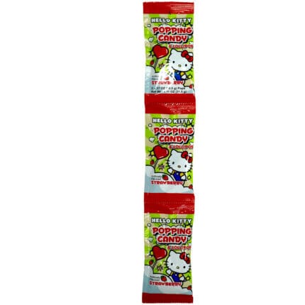 Sanrio Hello Kitty Popping Candy & Lollipop Strawberry 31.5 g