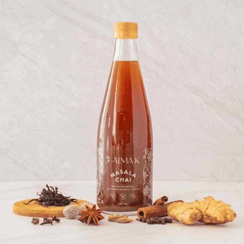AlmaK Masala Chai 500 ml - concentrado de té negro y especias