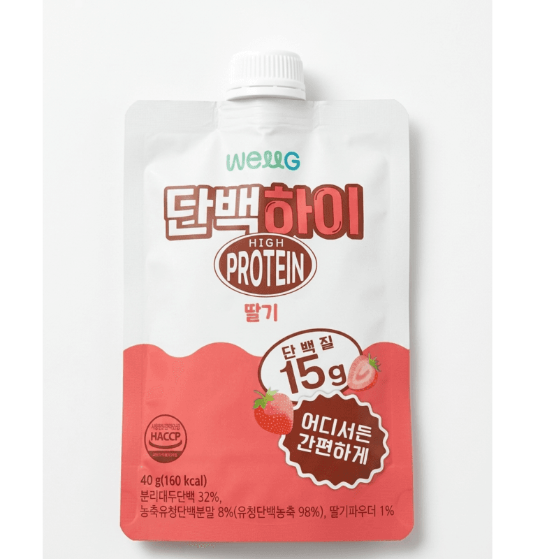 Wellg Danbaek Hi High Protein Fresa