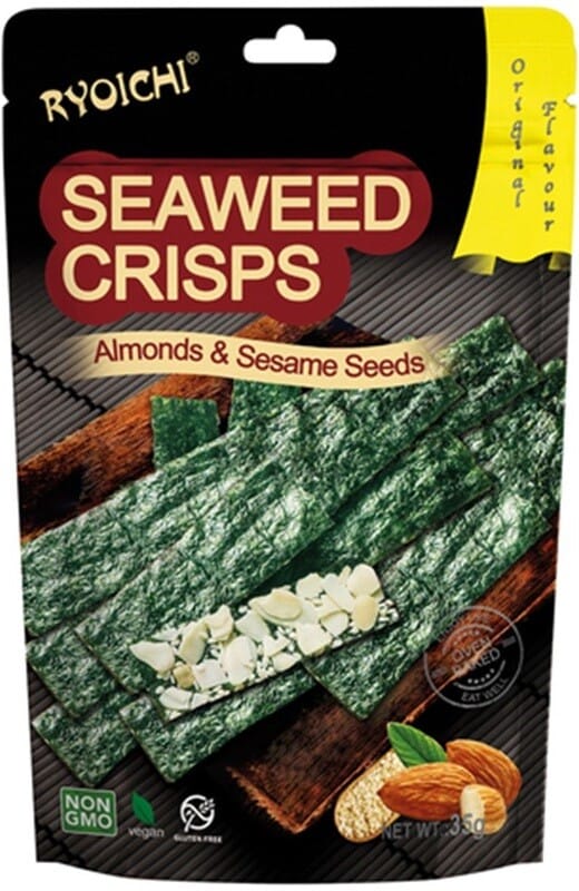 Ryoichi Seaweed Crisp Almonds & Sesame Seeds 35 g